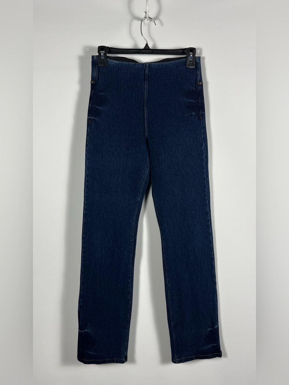 Lysse Women's Dark Blue Straight-Leg Stretch Jeans‎ Size Small Inseam 30”